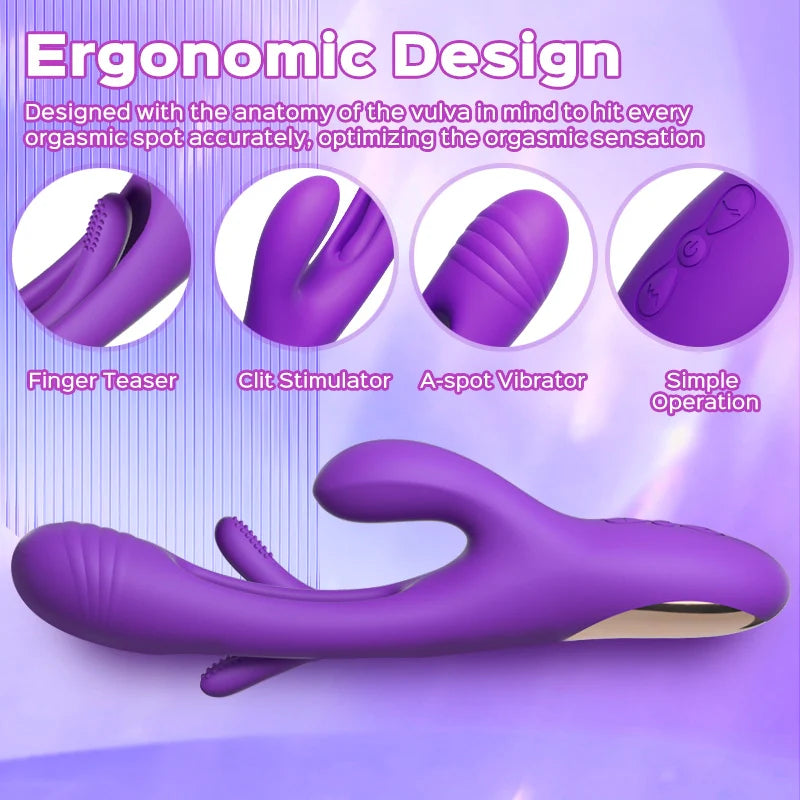 Bora - Rabbit Tapping G-spot Vibrator 