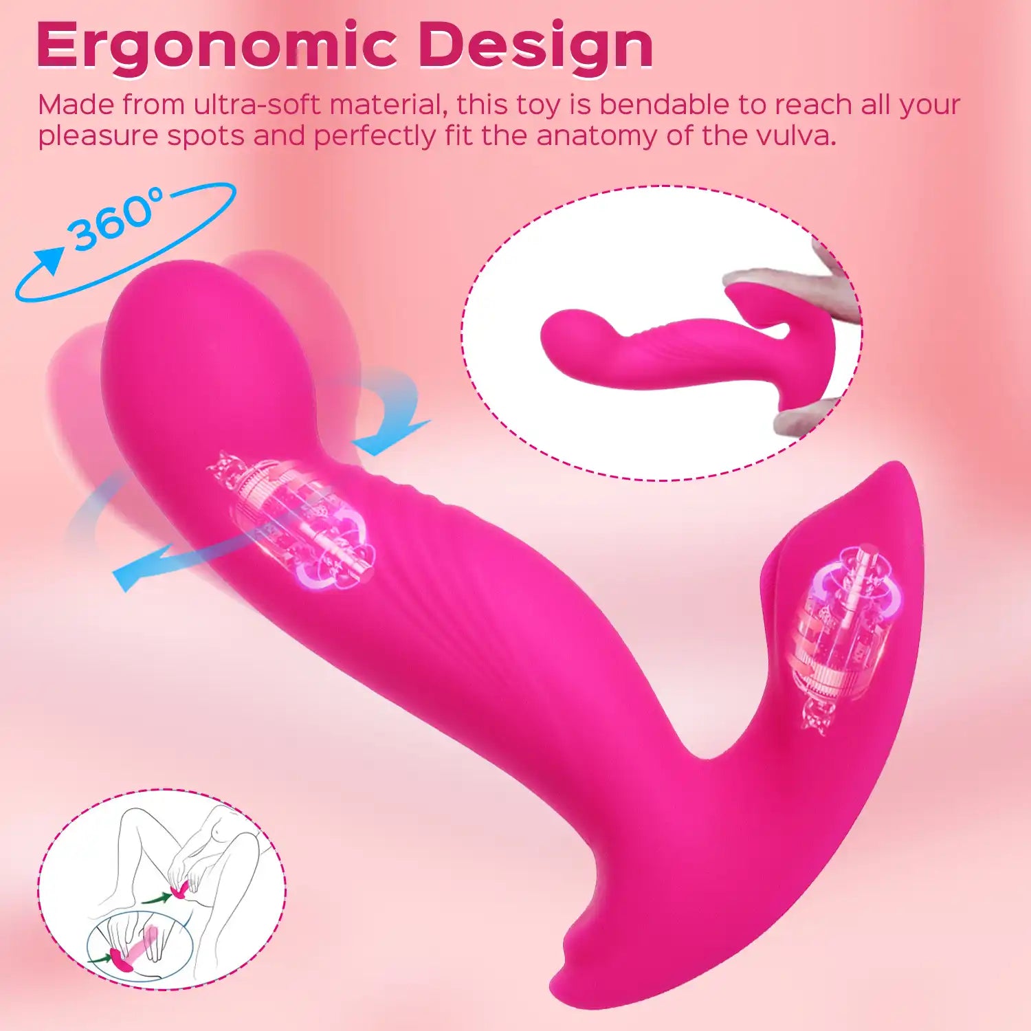 Crave - G-spot Vibrator with Rotating Head