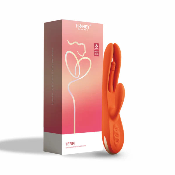 Terri - App-Controlled Kinky Finger Tapping Rabbit Vibrator