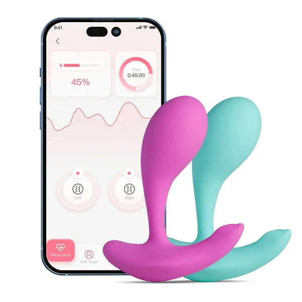 Oly 2 - Pressure Sensing APP-enabled Wearable Clit & G Spot Vibrator