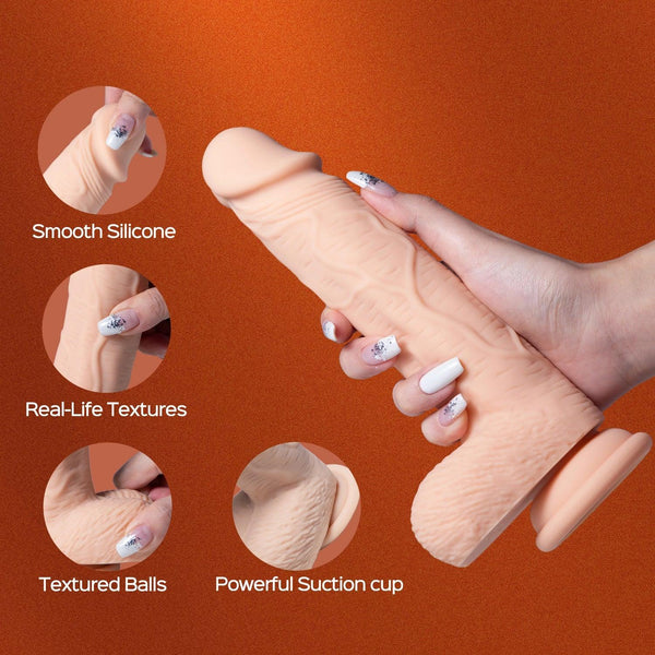 Paxton - App-controlled 8.5 Inch Realistic Vibrating Penetrator Suction Cup Dildo