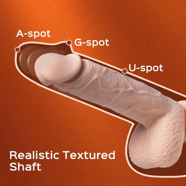 Paxton - App-controlled 8.5 Inch Realistic Vibrating Penetrator Suction Cup Dildo