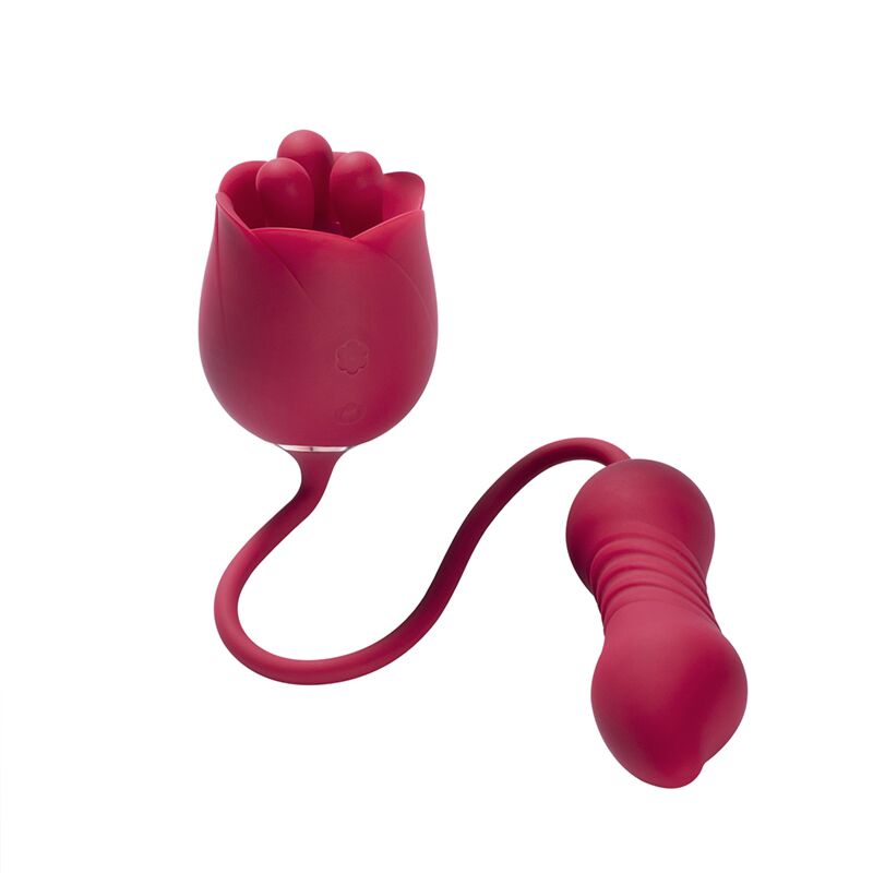 Rosa - Rotating Rose Toy & Thrusting Vibrator