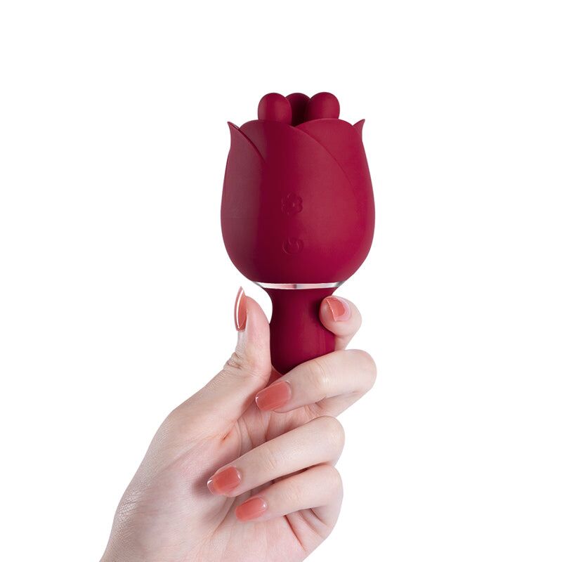 Rosewyn - Rotating Rose Toy Vibrator & Pinpoint Stimulator