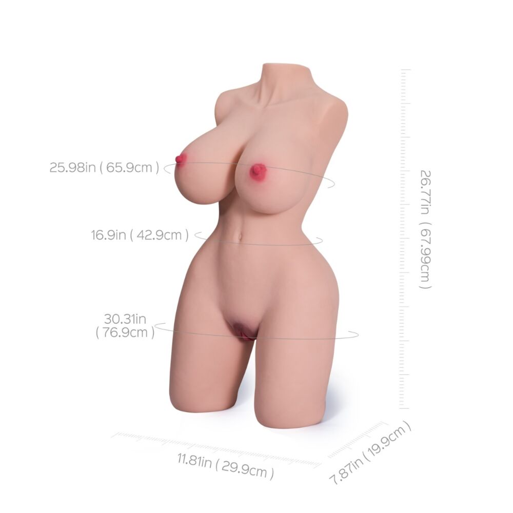 Saffron - 36LB Huge Breast Sex Doll Torso