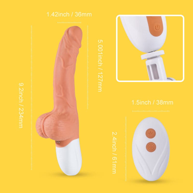 Thrusting Vibrating Dildo