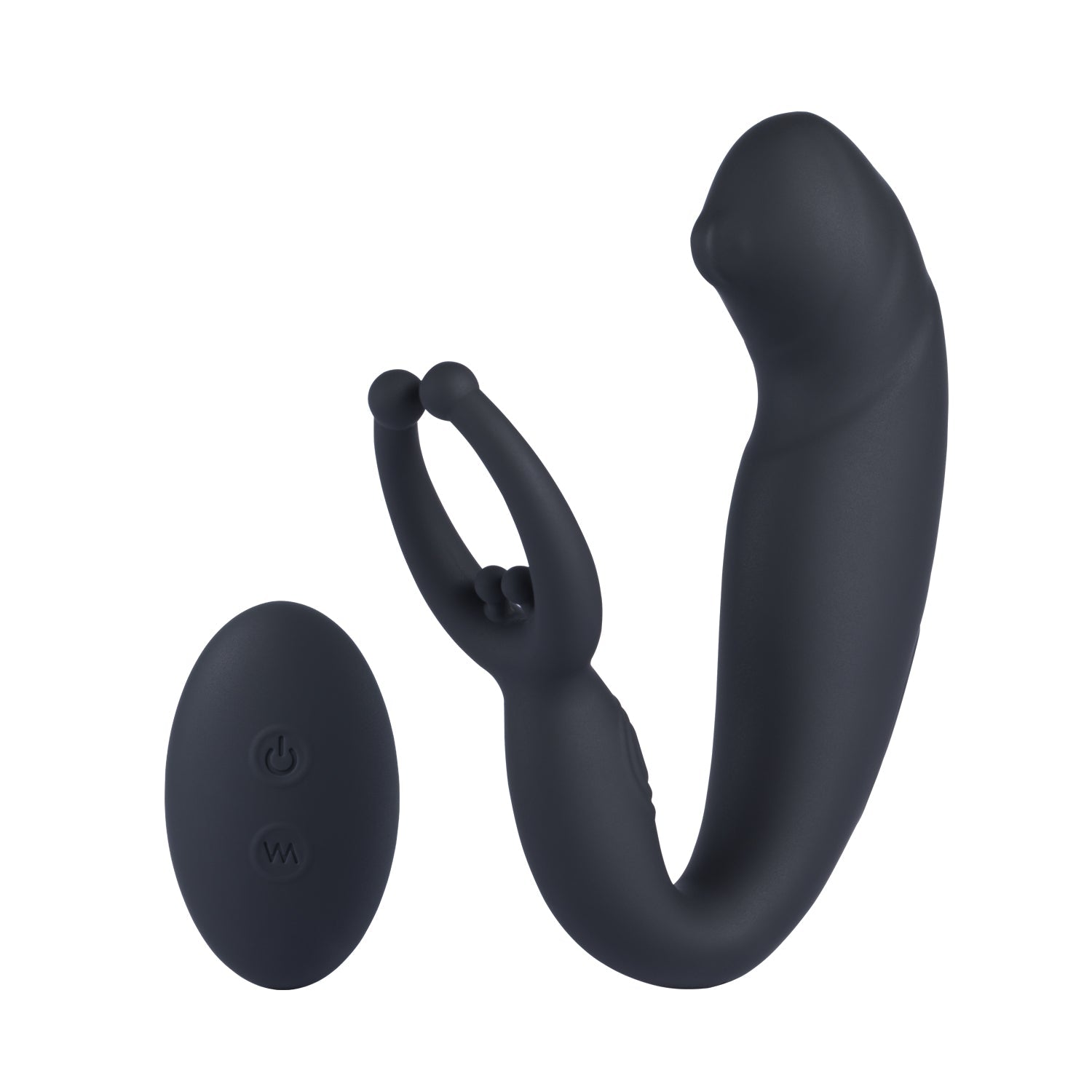 Demon - Vibrador anal y anillo vibratorio para el pene