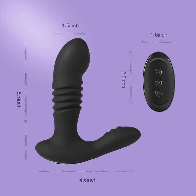 Dakota - Thrusting Vibrating Prostate & Perineum Massager