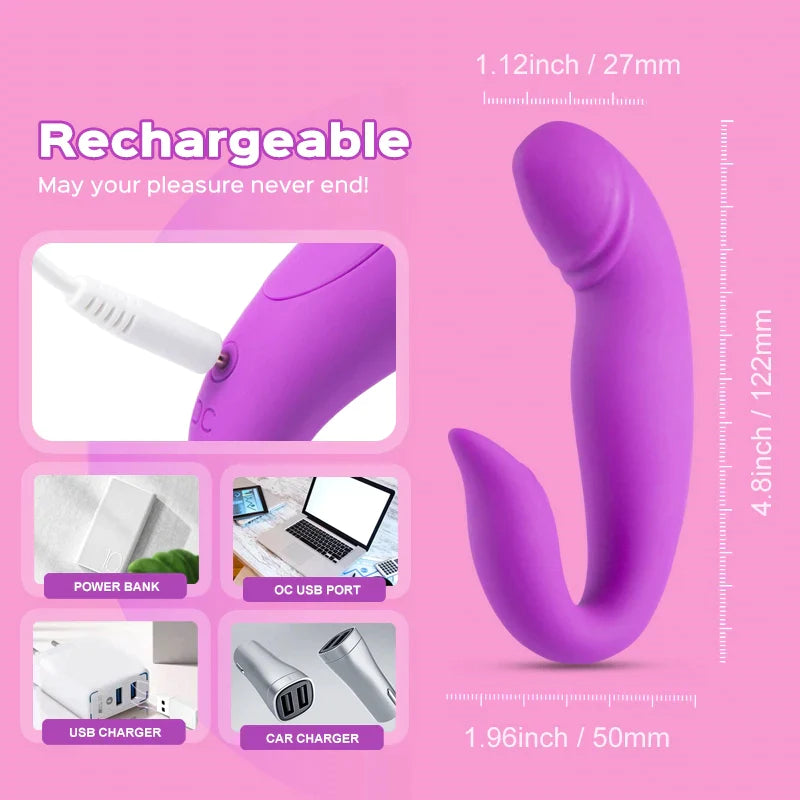 Dolphin - Dual-Motor Rolling G-spot & Clitoral Vibrator