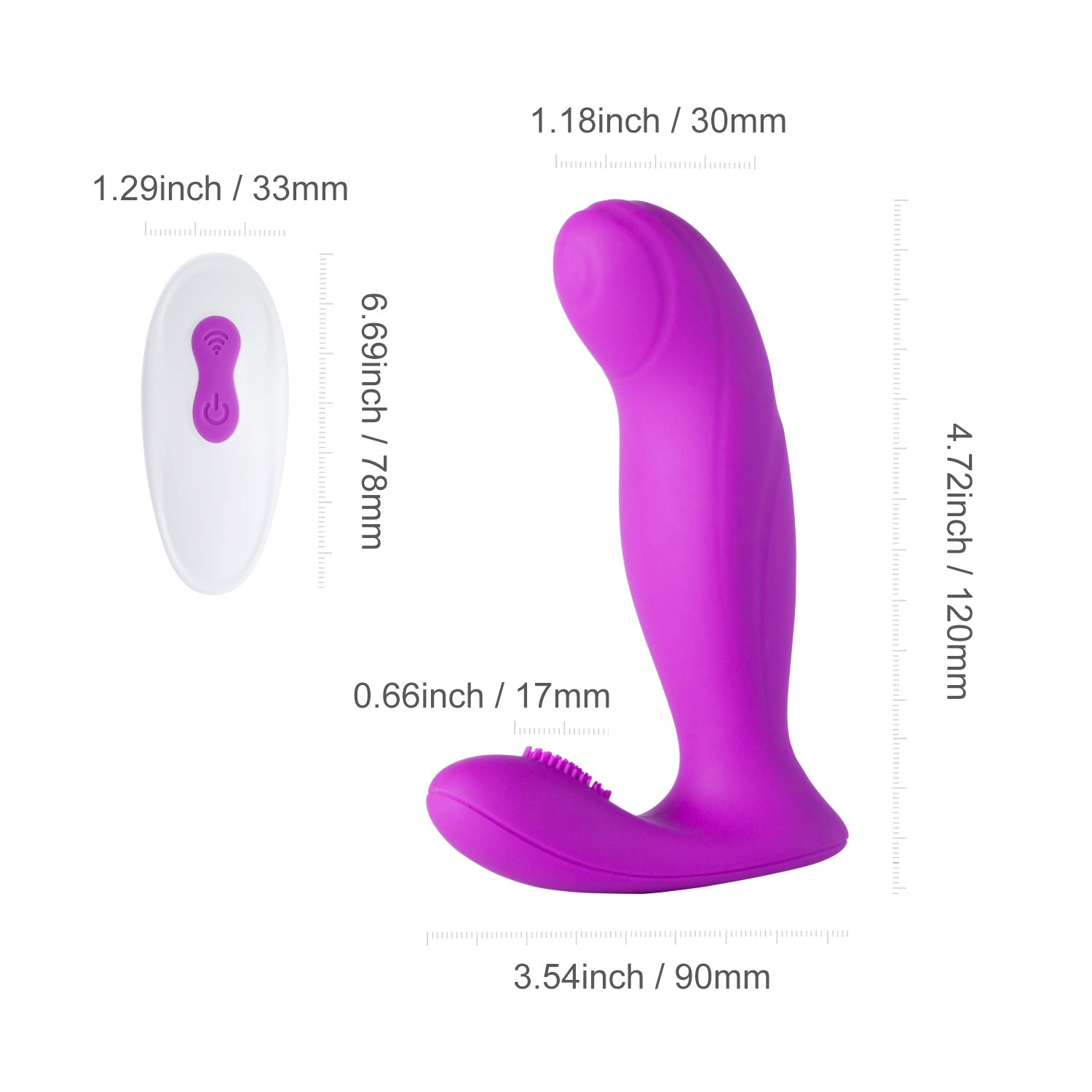 Allure - Tragbarer G-Punkt-Vibrator mit Klitoris-Stimulator